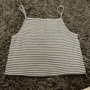 Striped crop top